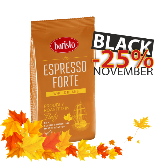 Baristo Forte кафе на зърна 500гр.